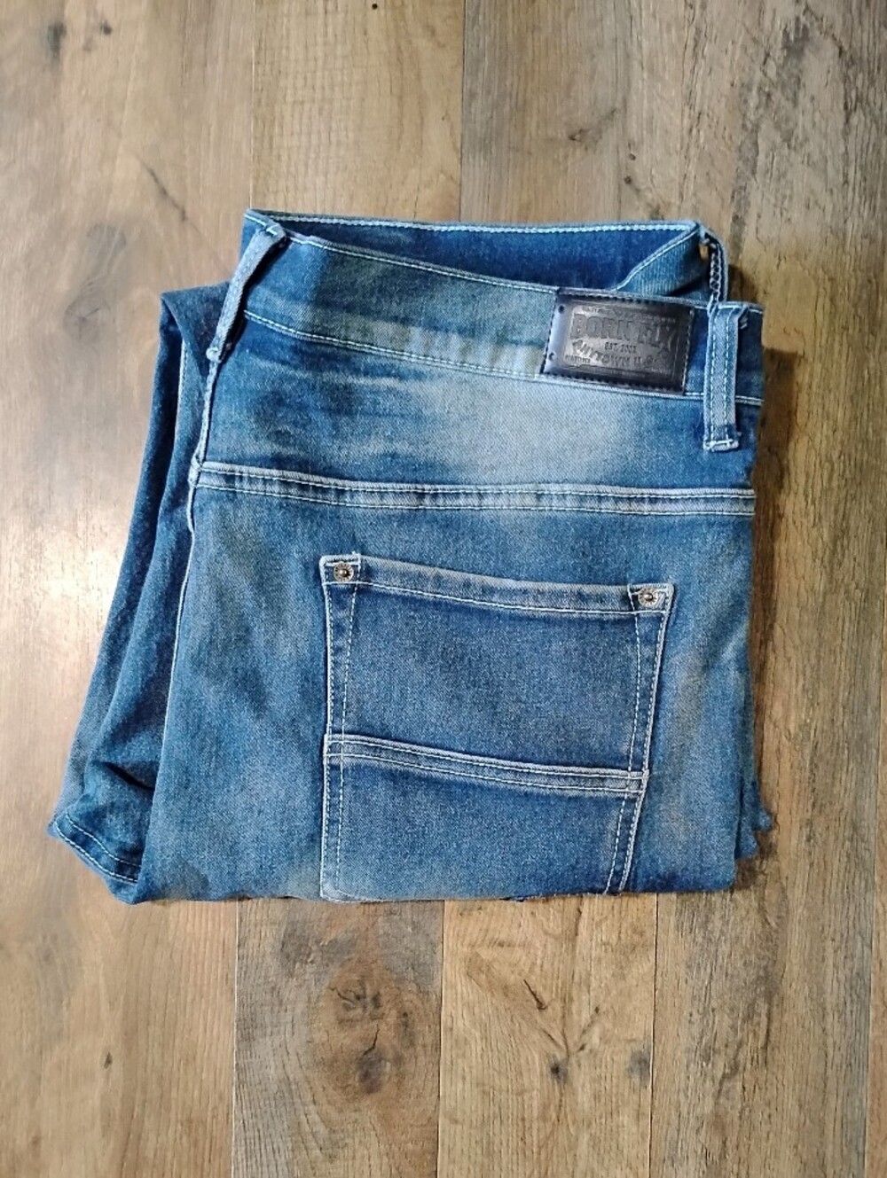 Born Fly EUC Patched Embellished Jeans Men's Size: 40